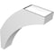 Ekena Millwork 5 1/2-in. W x 22-in. D x 26-in. H Thorton Architectural Grade PVC Knee Brace BRCP055X22X26THR - alternate 3